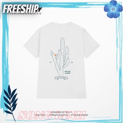 Áo thun cộc tay Nelly -Heybig mẫu XƯƠNG  RỒNG