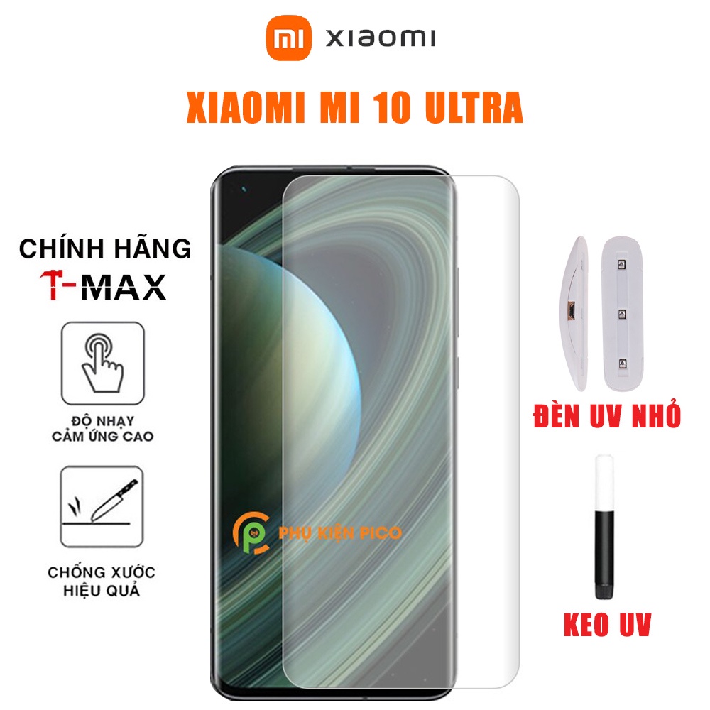 Cường lực Xiaomi Mi 10 Ultra / Xiaomi 14 Pro chính hãng T-Max Liquid trong suốt keo UV full màn hình