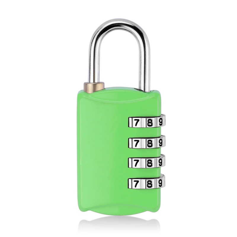 Coza Khóa Mã Ổ Khóa Vali Kim Loại Nhiều Màu Ổ Khóa Nhỏ Hoạt Hình Mini Khóa Mã Bốn Chữ Số Cho Móc Và Kho Hành Lý