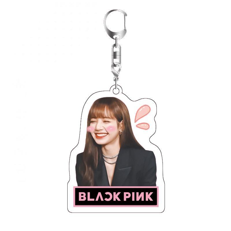 Móc Khóa Bằng Acrylic In Hình Thành Viên Nhóm Nhạc Blackpink