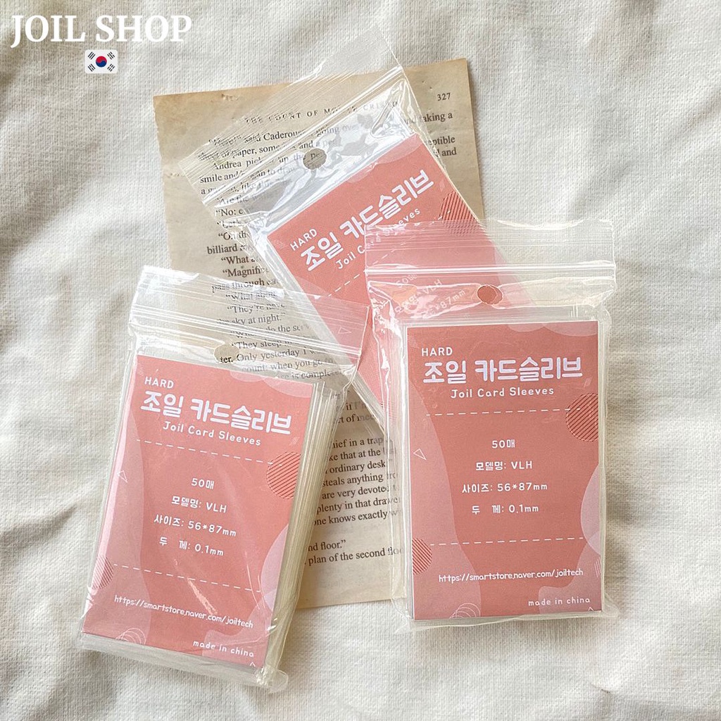 Joil card sleeves bọc bài đựng thẻ bài photocard sleeve bảo vệ size 56*87 50 cái