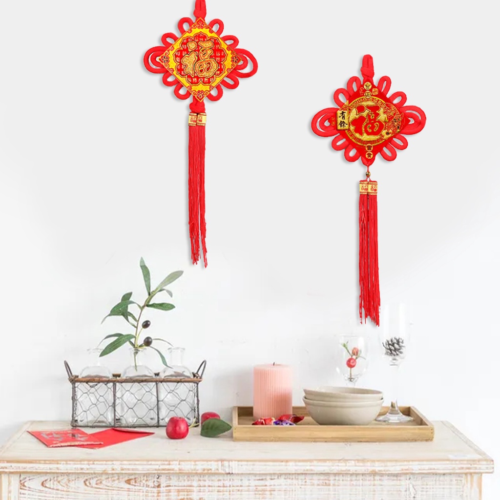 Dây treo thắt nút kiểu Trung Hoa dùng trang trí nhà cửa dịp năm mới