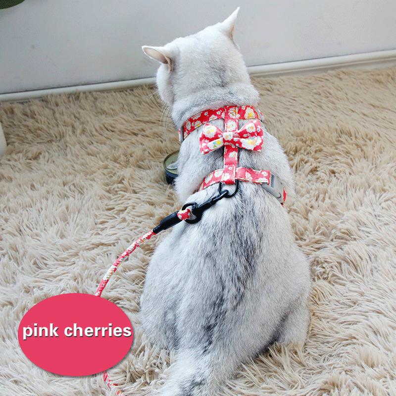 Dây Dắt Thú Cưng Đi Dạo Họa Tiết Dễ Thương Phong Cách Nhật Bản