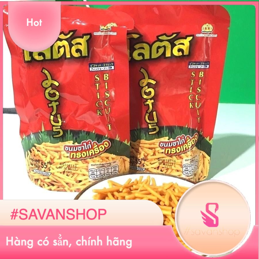 Bánh Que Tôm Lotus Stick Biscuit 25g Thái Lan [Đỏ] | BigBuy360 - bigbuy360.vn