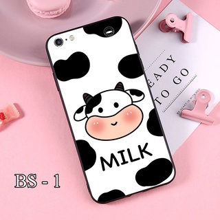 Ốp lưng iphone 6/6s - ip7/8 - iphone 6/6s plus - iphone 7/8 plus - iphone x/xs - iphone xr - iphone xsmax in hình bò sữa