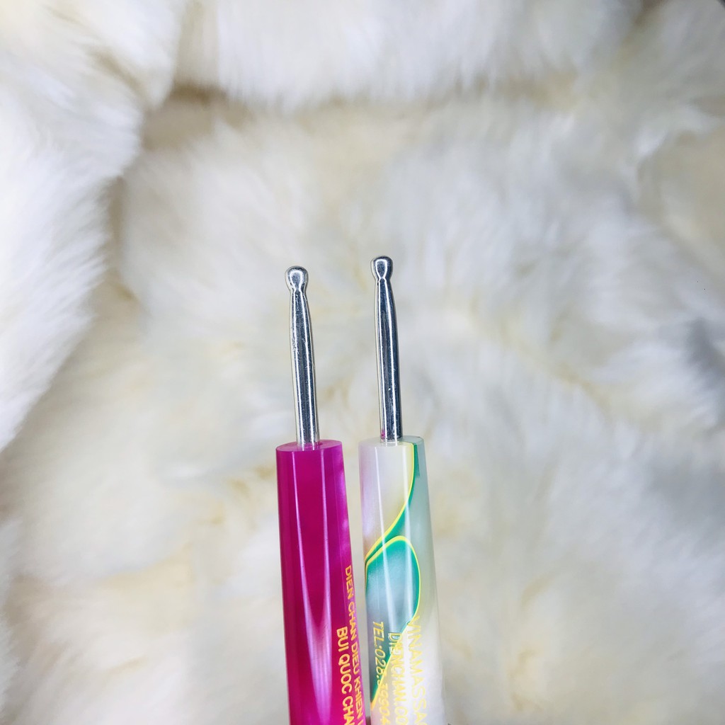 Dụng cụ diện chẩn- Sao chổi BẠC THÂN MÀU tác động 6 vùng phản chiếu hệ bạch huyết, trục hàn, cân bằng cơ thể