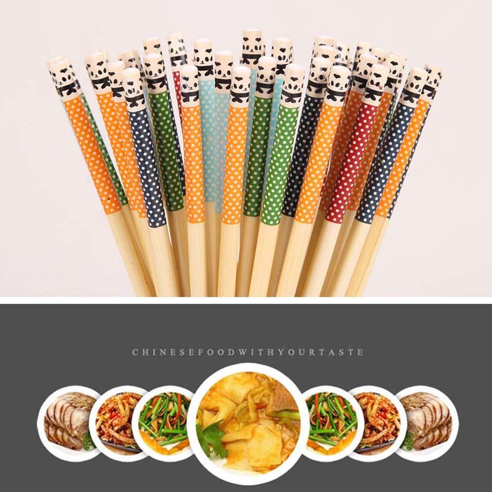 Đũa tre shanrong nhà hàng bộ đồ ăn bằng gỗ tự nhiên nấu ăn panda dụng cụ nhà bếp