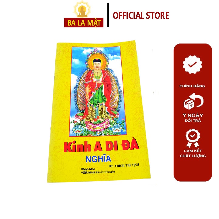 Sách - Kinh A DI ĐÀ giảng nghĩa