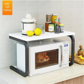 Kệ Lò Vi Sóng, Lò Nướng, Kệ Đựng Gia Vị Mặt Gỗ Ép MDF Siêu Chắc Chắn Tiện Dụng Cho Căn Bếp Của Bạn