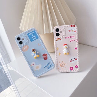Ốp lưng hình con gà và vịt thích hợp cho Vivo S7 S10 Y21 Y33S Y51 Y31 V20SE V21 V21E V20 Pro