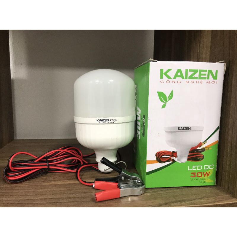 Bóng Led kẹp bình 12v, thương hiêụ Kaizen