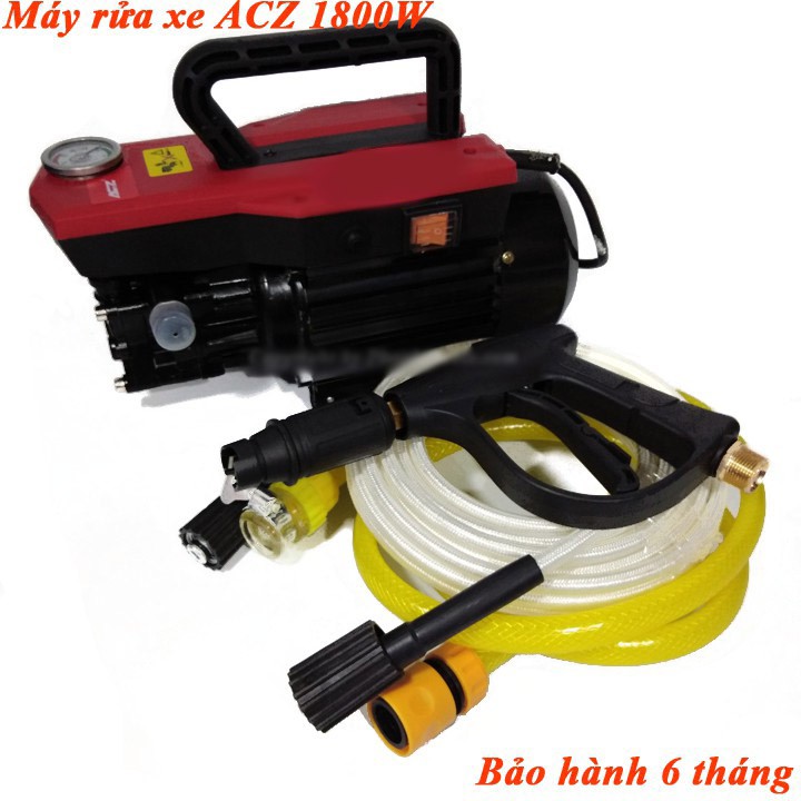 Máy Rửa Xe Mini ACZ - Máy rửa xe gia đình - Công suất 1800w - Bảo hành 6 tháng