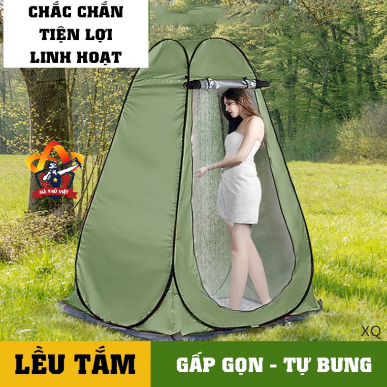 Lều thay đồ cắm trại tự bung, lều vệ sinh dã ngoại kín đáo bền đẹp dùng cho du lịch dã ngoại cắm trại tiện lợi - DCP15