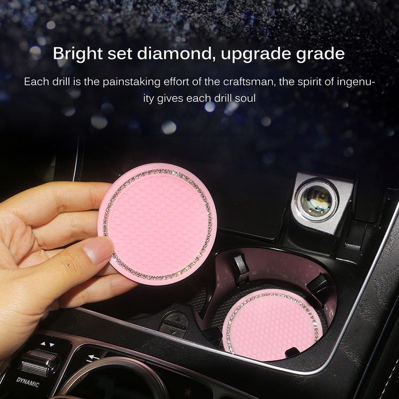 Miếng lót cốc FONKEN bằng silicon gel dùng trên ô tô