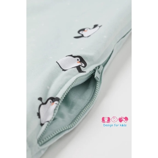 (0-4 tuổi) (Link 1) Túi ngủ hàng xuất dư HM vải Organic Cotton lót bông mỏng cho bé yêu (ship hỏa tốc Hà Nội)