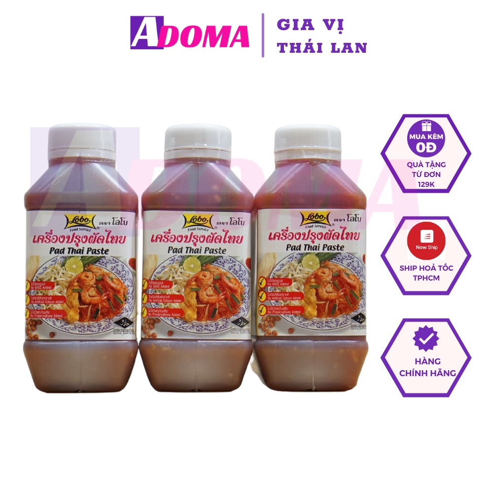 Sốt Pad Thai Lobo hủ tiếu xào Thái can lớn 960ml ซอสผัดไทย