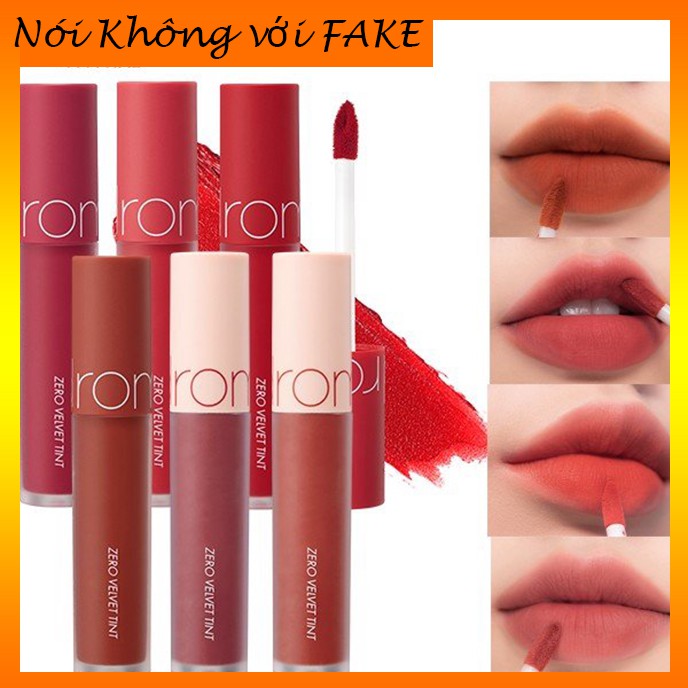 ✔️FREESHIP✔️ Son Kem Lì Romand Zero Velvet Tint 5 màu Giữ màu siêu lâu, siêu đẹp cực kì thích hợp khi đi ra ngoài | BigBuy360 - bigbuy360.vn