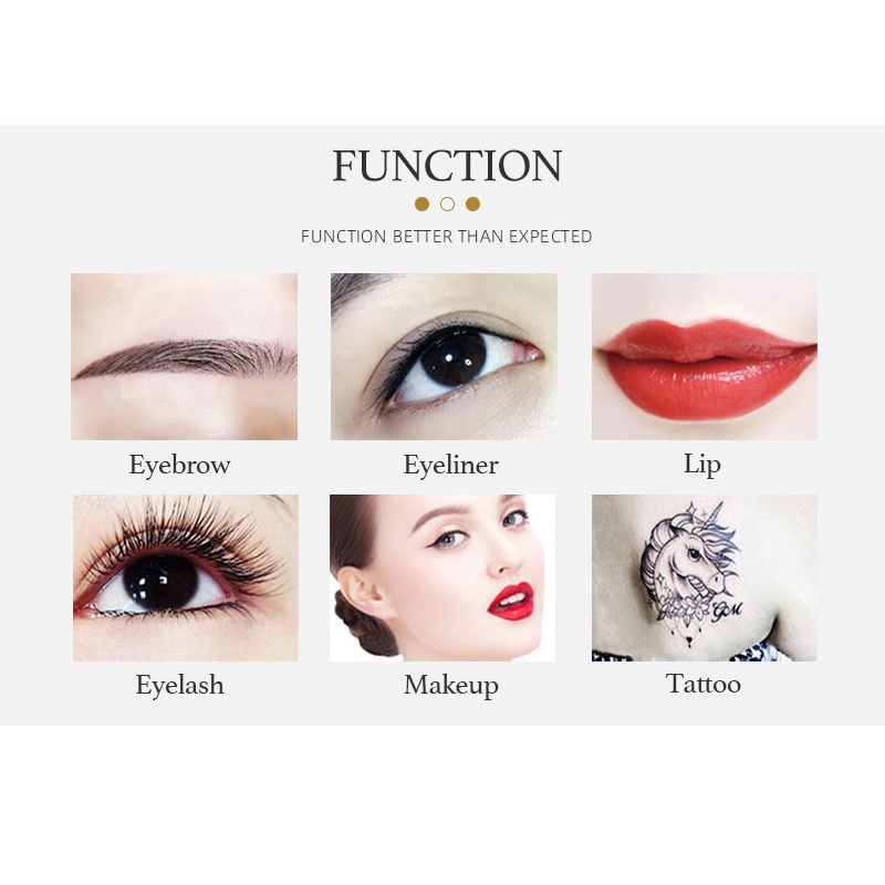Mực xăm môi/ phun mí/ lông mày trang điểm 5ml tiện lợi