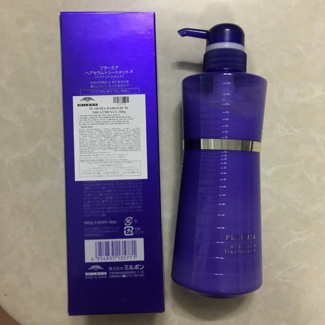 Kem Xả Hairserum Treatment F 500ml Plarmia MILBON 500ml