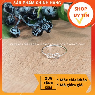 NHẪN BẠC BASIC💝FREESHIP💝Nhập mã [NHAN BAC] giảm 10k💝Nhẫn vô cực