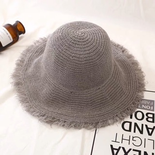 Mũ cói vintage đi biển