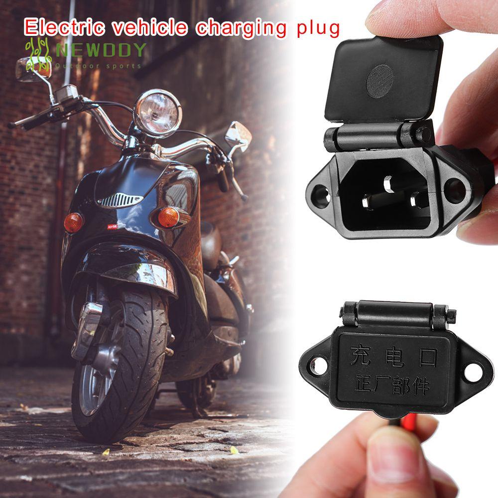 1 / 2 / 5 Ổ Cắm Sạc Pin Chất Lượng Cao Cho Xe Đạp Điện