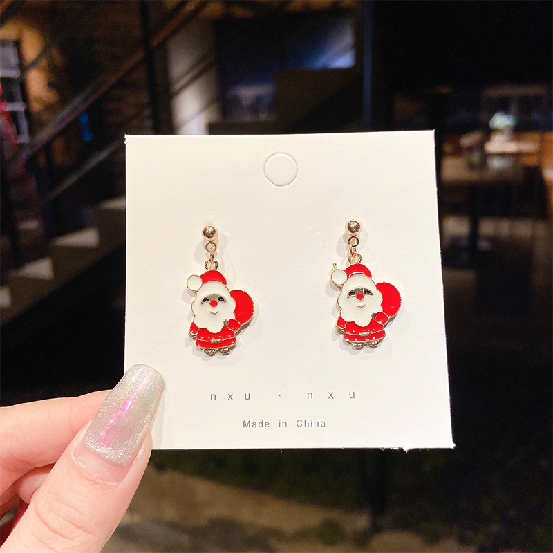 Bông Tai Họa Tiết Giáng Sinh Thời Trang | BigBuy360 - bigbuy360.vn