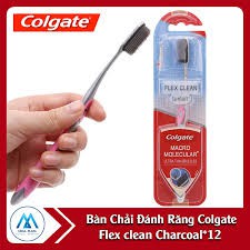 COLGATE Bàn Chải Đánh Răng Colgate SlimSoft Flex Clean Charcoal