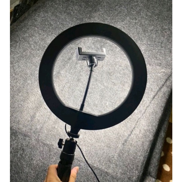 Đèn livestream để bàn 26cm kèm kẹp điện thoại