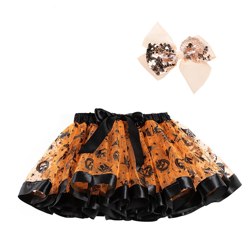 NNJXDChân váy tutu hóa trang Halloween cho bé gái