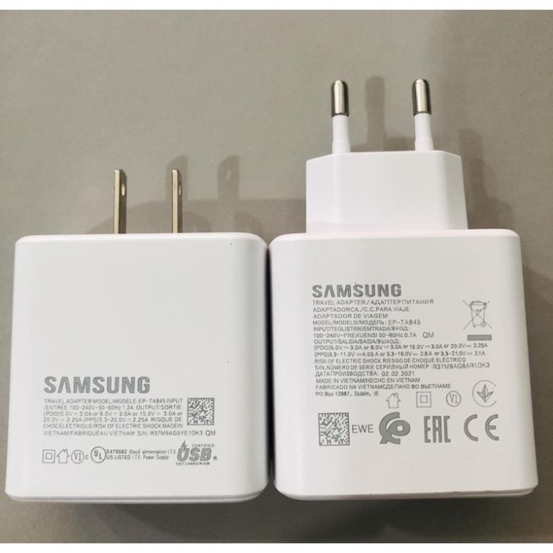 Bộ sạc nhanh Samsung 25W - Chính hãng sạc siêu nhanh Note 10 Plus/S20 Ultra Note 10 Plus 5G/Note 20/Note 20 Ultra