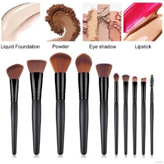 [Hàng mới về] Set 1/10 cọ trang điểm nền/ má hồng/ mắt/ lông mày chuyên nghiệp