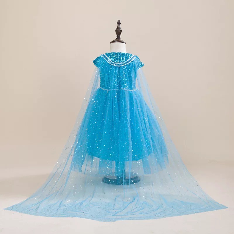 Váy công chúa băng giá elsa dành cho bé gái