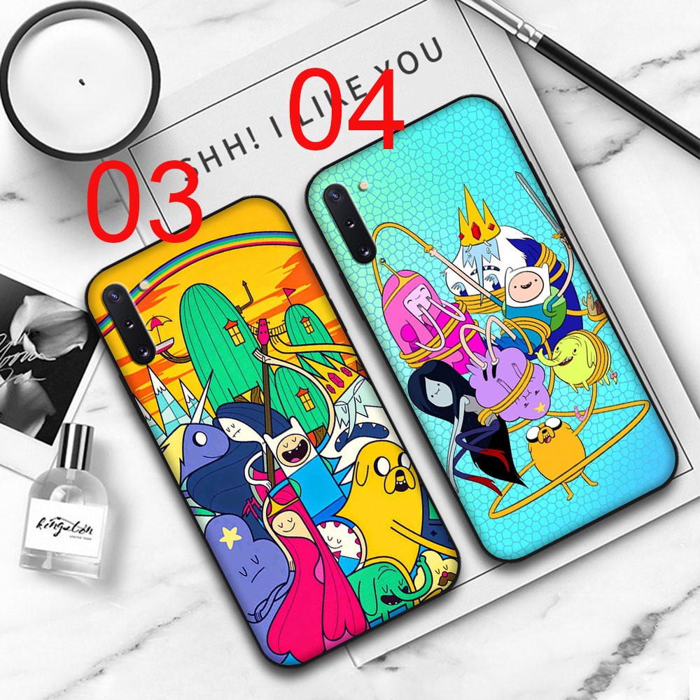 Ốp Lưng Họa Tiết Hoạt Hình Adventure Time Thời Trang Cho Samsung Galaxy Note 8 9 10 Plus A9 Lite