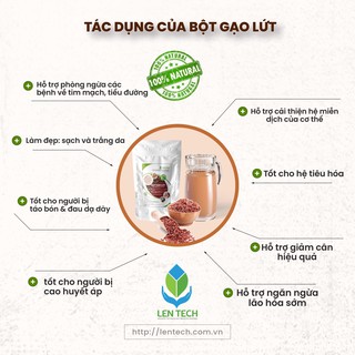 BỘT GẠO LỨT LENTECH 500Gr