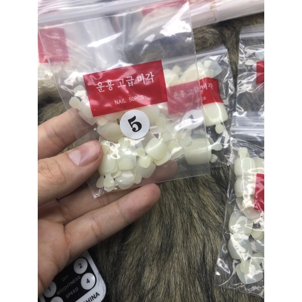 túi móng úp chân hàn 500ps chuẩn fom
