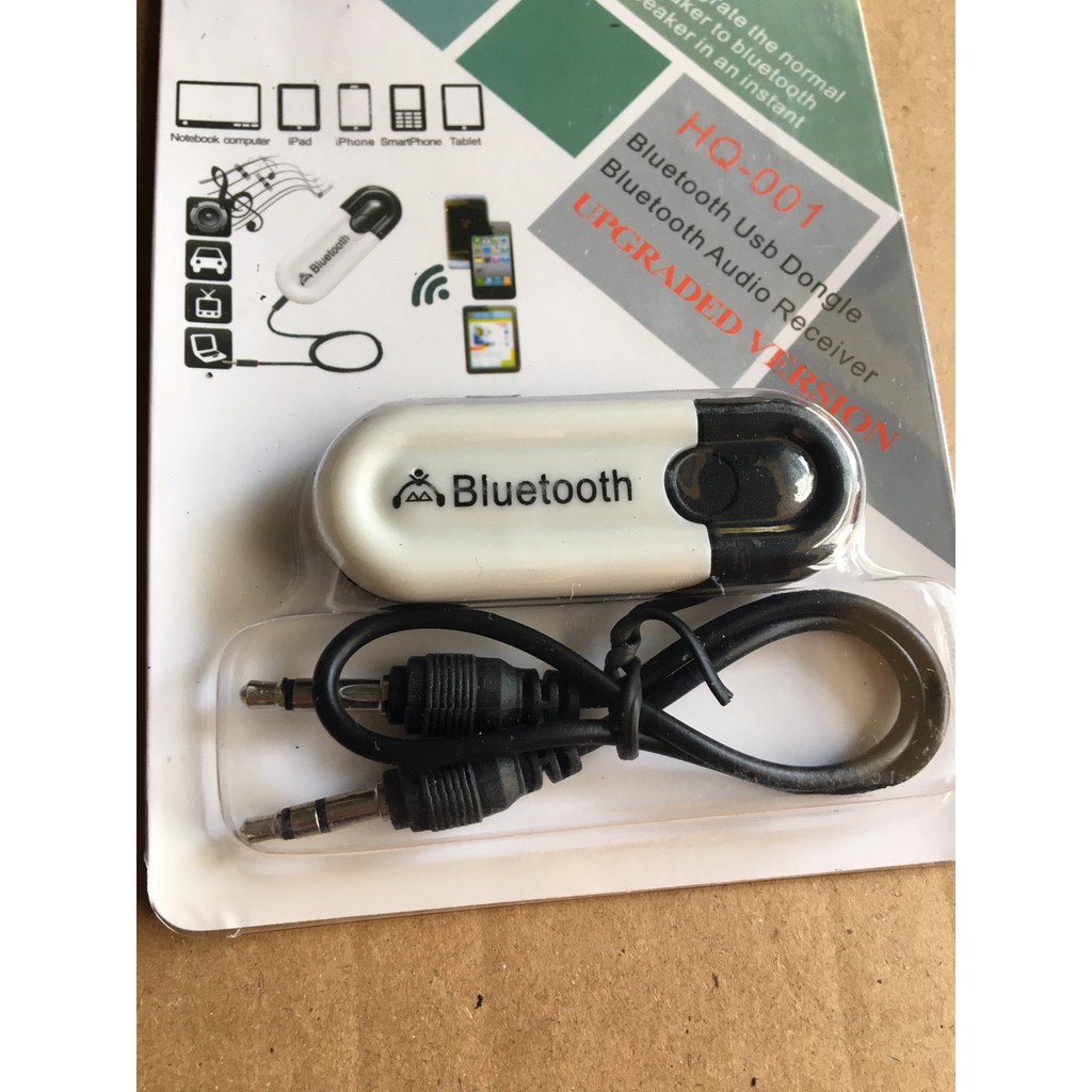 USB Nhận Tín Hiệu Bluetooth Không Dây 2 Trong 1 HQ-001