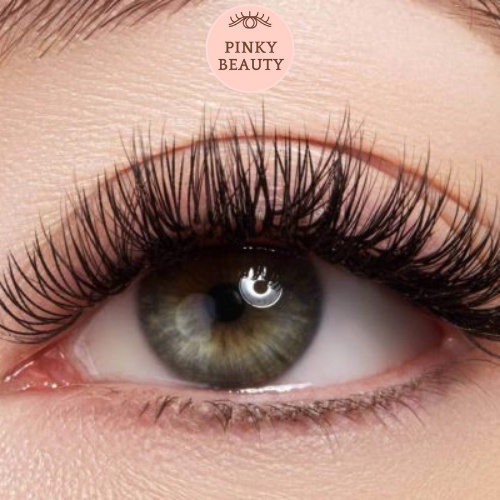 Lông Mi Giả Hỗn Hợp 3 Bộ Các Kiểu Mi Nối Pinky Beauty Tại Nhà Chữ A, Mi Dưới, Đuôi Cá Nhẹ Nhàng Tự Nhiên Như Thật