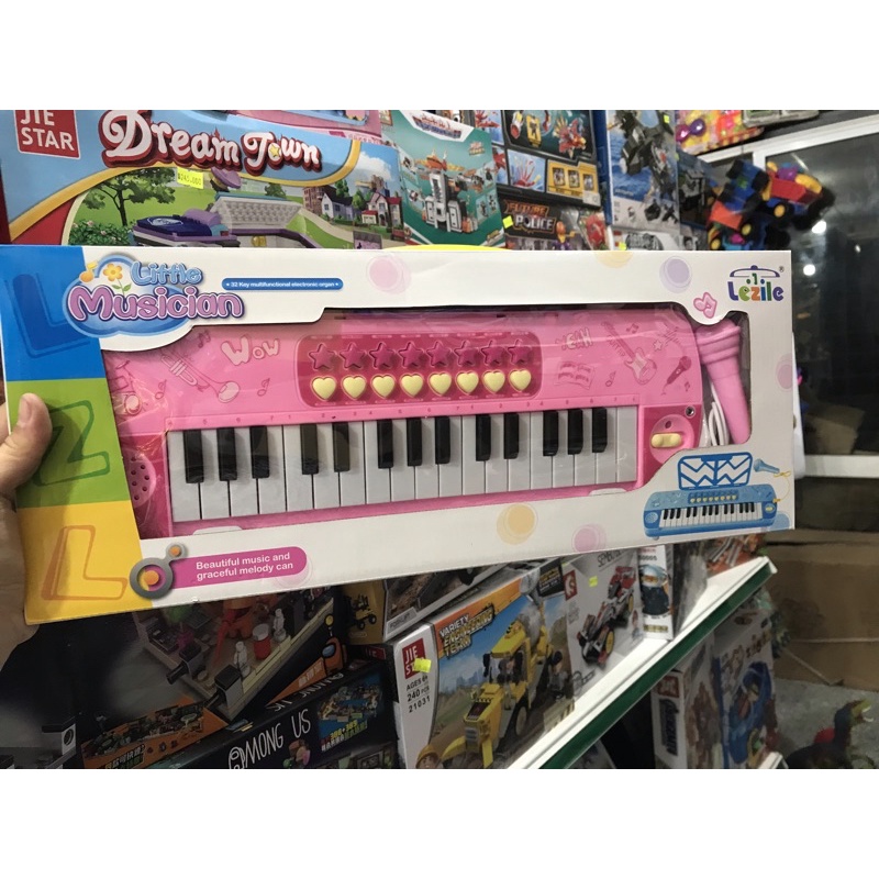 đàn piano có mic cho bé