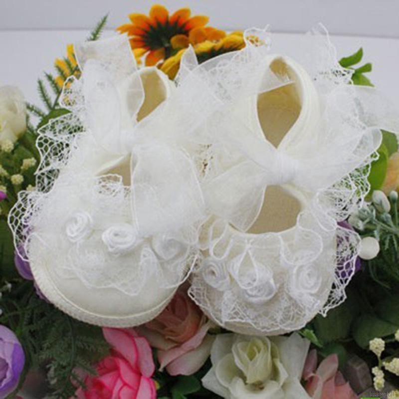 Giày búp bê phối ren xinh xắn cho bé gái