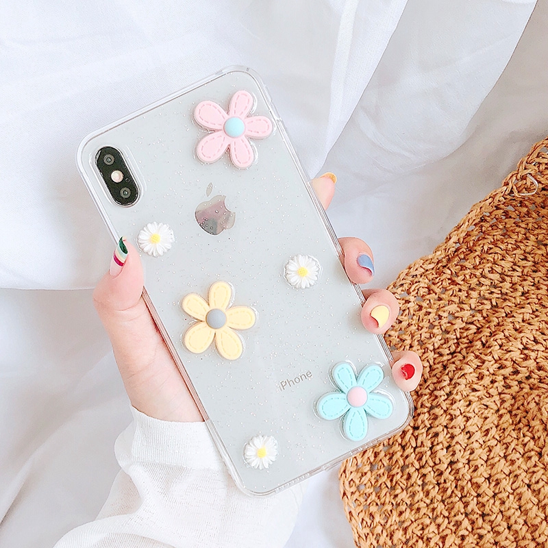 Ốp lưng iphone 3d Hoa kim tuyến (hình nổi) 6/6s/6plus/7/8/7plus/8plus/x/xs/xs max/11/11promax - Awifi Case C4-2 | BigBuy360 - bigbuy360.vn