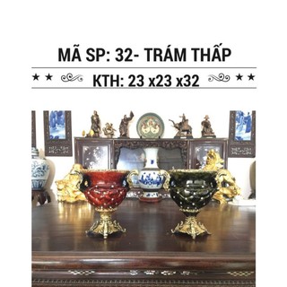 Bình hoa composite trám thấp cắm hoa