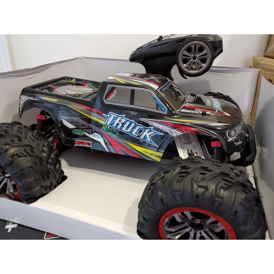 XinleHong 9125 1/10 2.4G 2 cầu 4WD 50km/h RC- Xe ô tô địa hình điều khiển từ xa tốc độ cao monster truck XinHeLong 9125