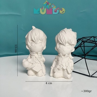 Tượng tô màu cao cấp chọn mẫu SIZE L ANH HÙNG, tượng thạch cao MUNDO