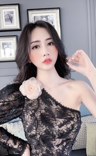 Hoa voan cài áo cao cấp