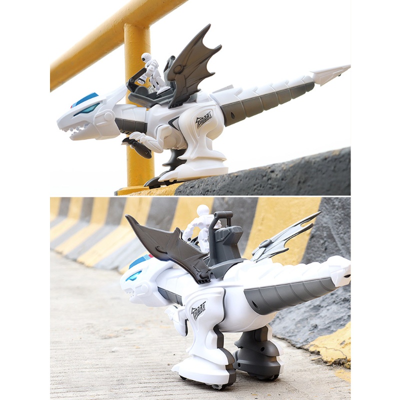 Rô Bốt Khủng Long Điều Khiển Từ Xa Đồ Chơi Thông Minh Cho Trẻ Em