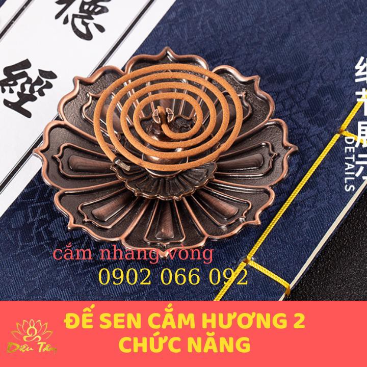 Đế cắm hương, đốt nhang cây, trầm hương nụ, hương vòng