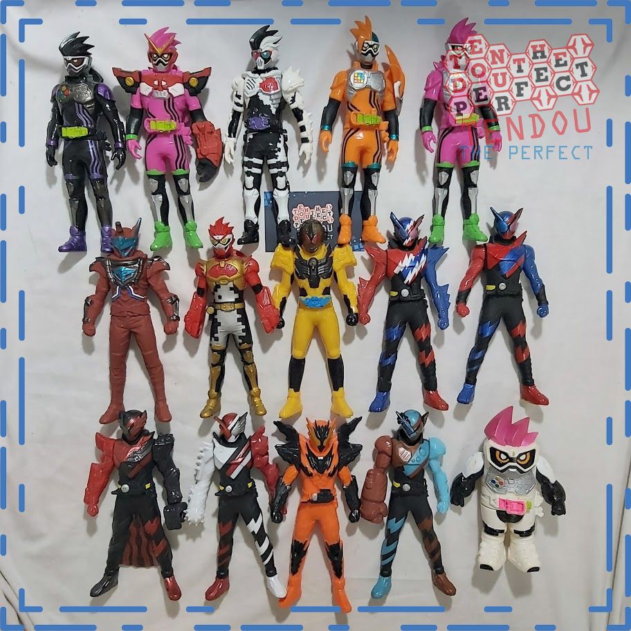 Đồ Chơi Mô Hình Siêu Nhân Tổng Hợp. Rider Heroes Figure Build Exaid - Chính Hãng Bandai Nhật Bản