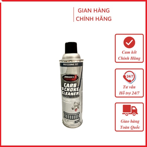Chai xịt vệ sinh bộ chế hoà khí, bình xăng con xe máy và Ôtô Johnsen’s Ca