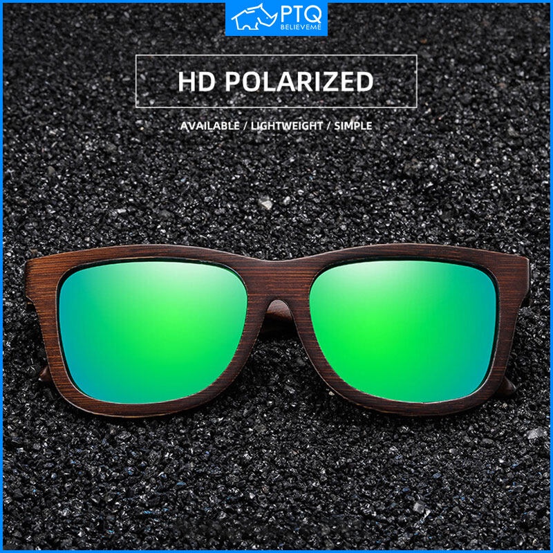 Kính Mát Gọng Gỗ Thời Trang Vintage